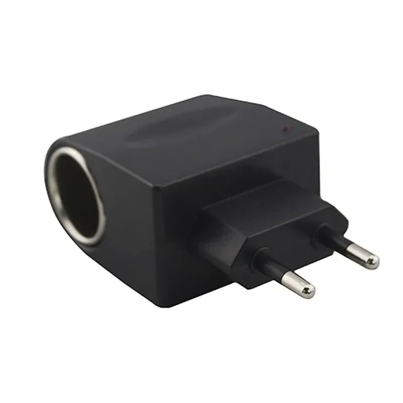 차량용 소켓 자동차 충전기 EU 플러그 220V AC를 12V DC로 변환하는 AC 어댑터, 차량용 전자기기 및 가정용으로 사용 가능