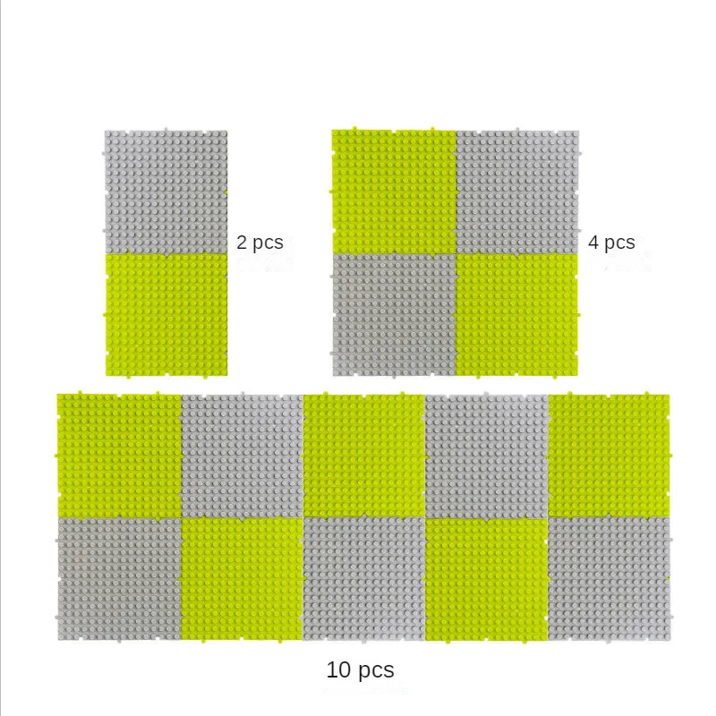 16x16Dots Unlimit Splicing Building Block Base Plate DIY Classcial Bricks Baseplates Assembled Construction Fun Toys 4pcs