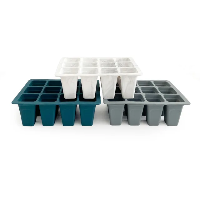 Reusable Seed Starting tray Germination Plant Nursery Seeding Starter Growing Trays Silicone Seed Starting Trays 3