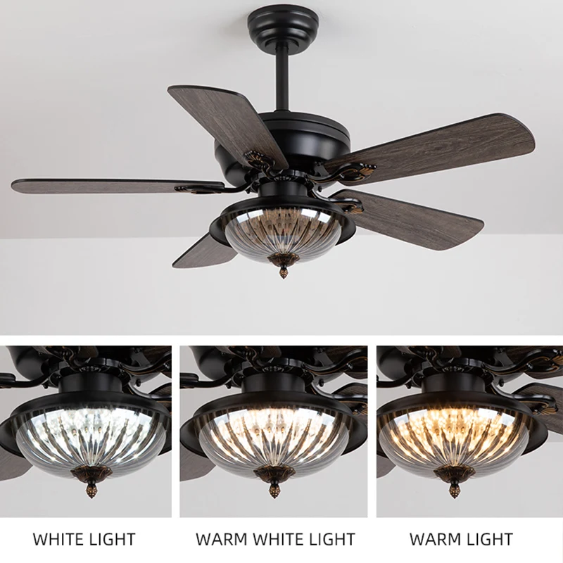 Outdoor ceiling fan light ceiling fan led ceiling fan lights led fan light pavilion garden ceiling fan waterproof intelligent variable frequency electric light