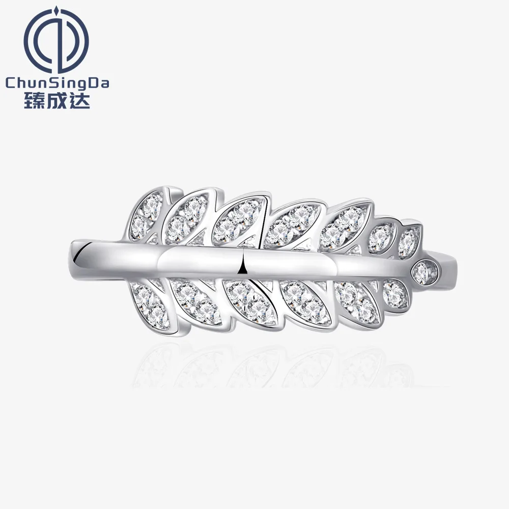 

New wheat tail ring S925 sterling silver ring women's luxury tiktok Tiktok live broadcast accessories wholesale