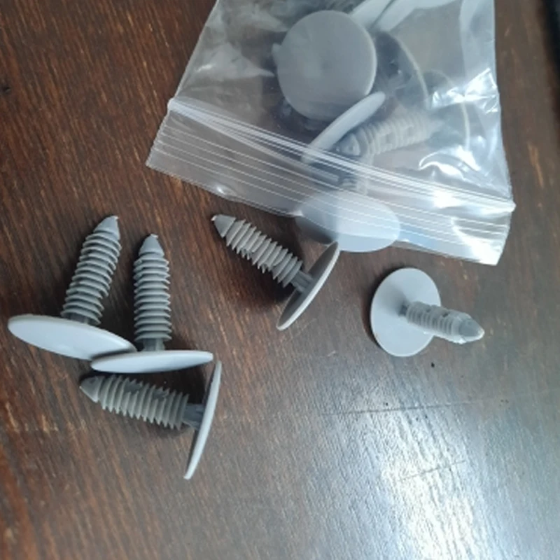 Plastic Panel Retainer Clips 20 Pcs Gray Plastic Car Trim Clips