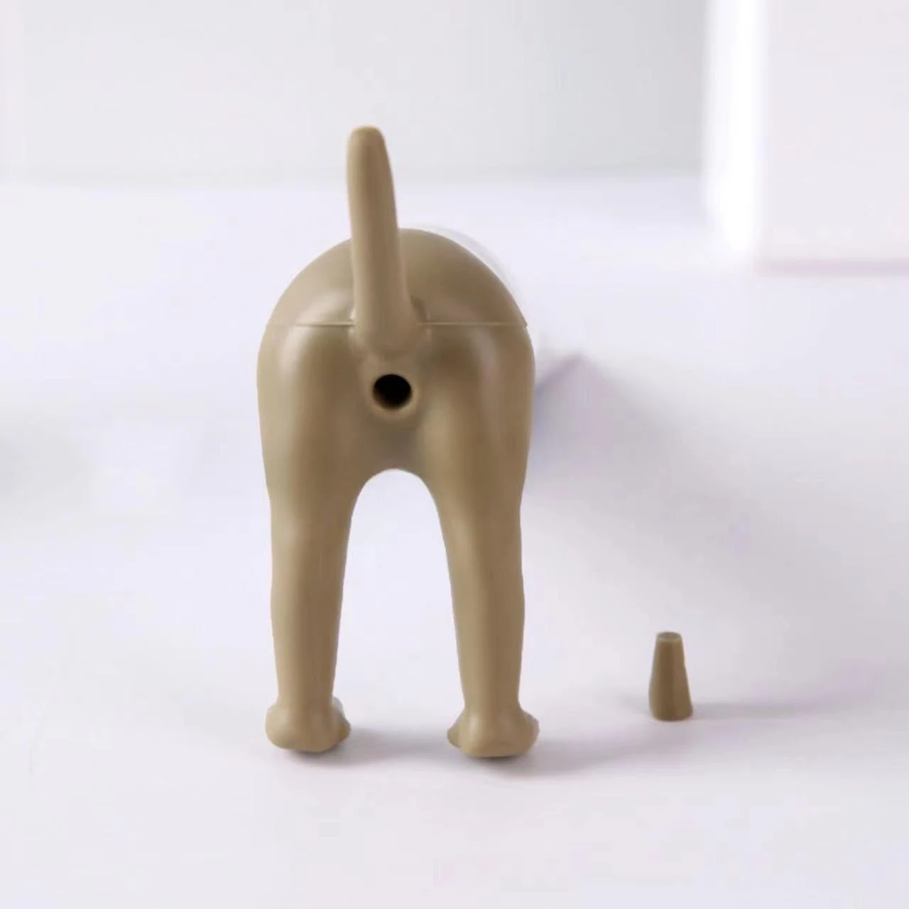 2 Tappi Per Dentifricio Divertenti A Forma Di Culo Di Cane - Dispenser Igienico E Creativo Per Bambini E Adulti - Foto 2