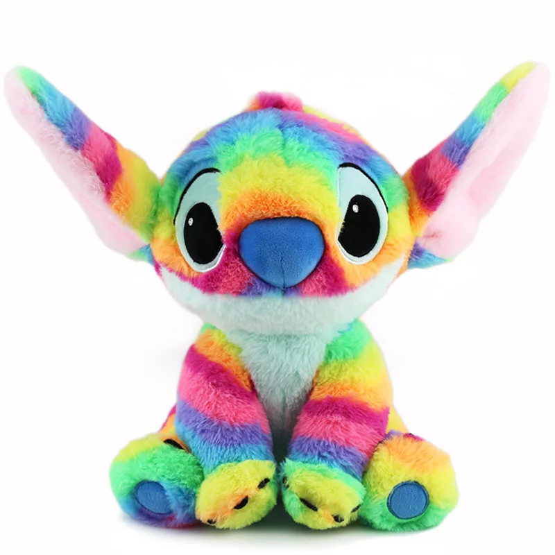 30cm Disney Lilo and Stitch Plush Toys Dazzling Colors Cute Anime Stich Doll Stuffed Plushie Pillow Gift for Children Kawaii 3