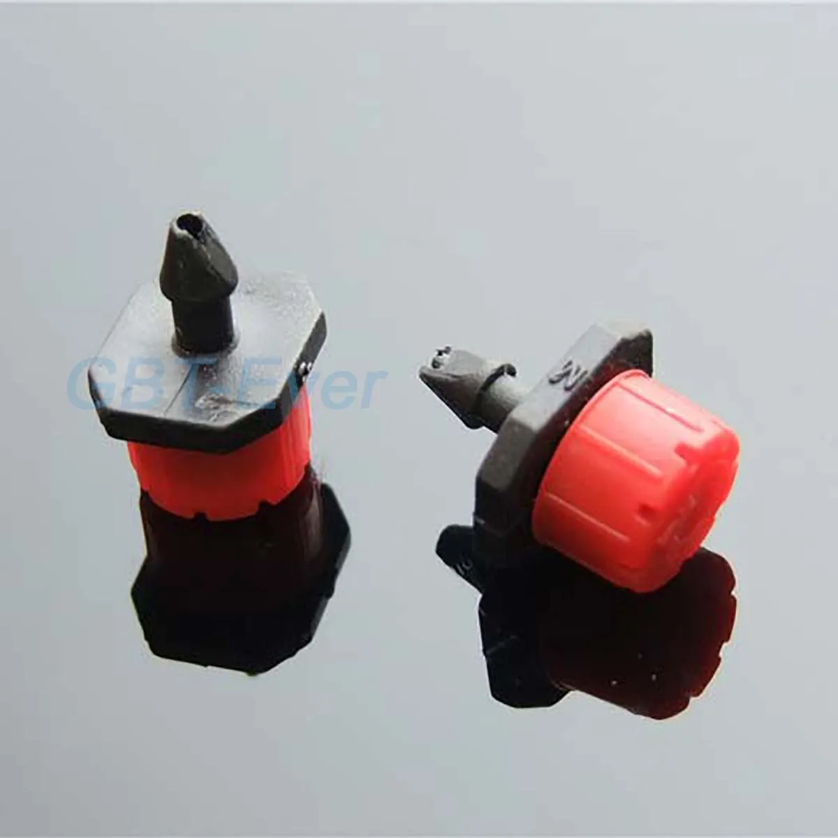 

10Pcs Adjustable Red 8-hole Irrigation Drippers Drip Head Sprinklers Bonsai Flower Drip Irrigation System Nozzles with Switch