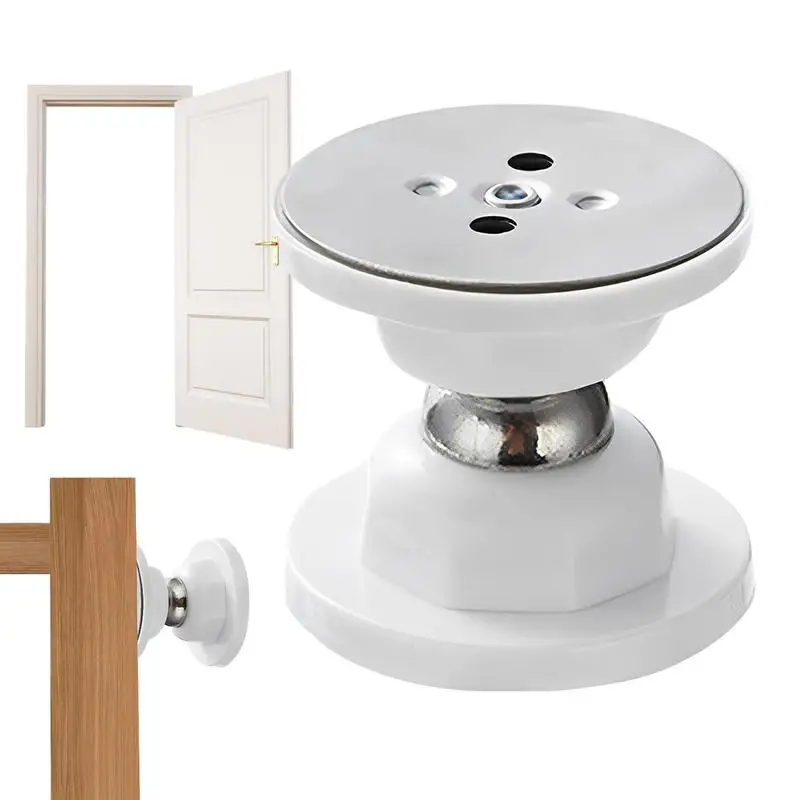 Magnetic Door Stopper Ultra Thin Cabinet Magnetic Catch Wall Protector Bumper Wedge Magnetic Door Catch Closer  Wall Protector