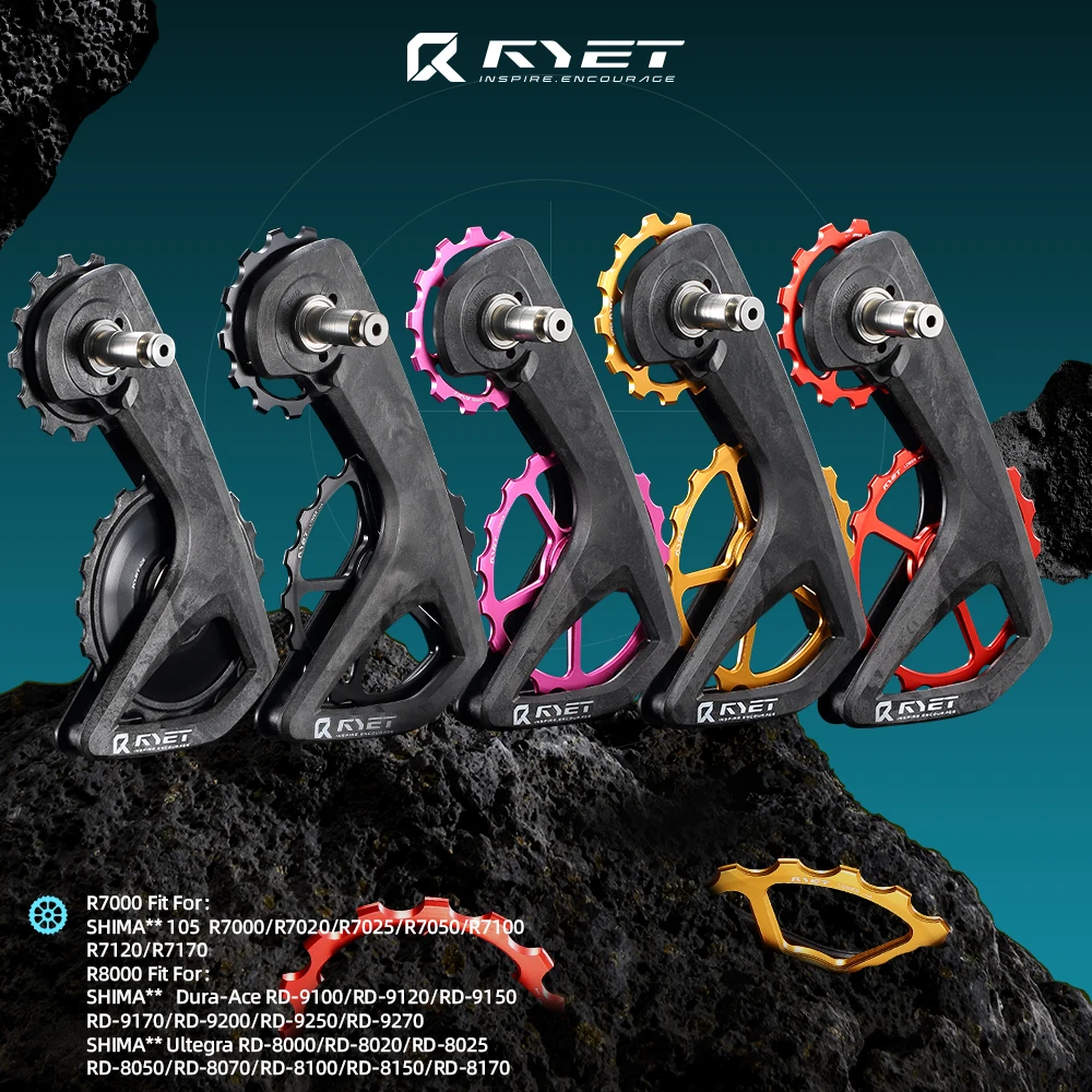 RYET RS Ceramic Oversized Derailleur Pulley Wheel 13T-19T