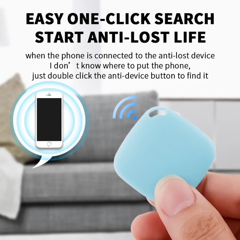 GPS Locator Mini Tracking Device Air Tag Key Child Pet Tracker Location Smart Bluetooth Anti-lost Alarm