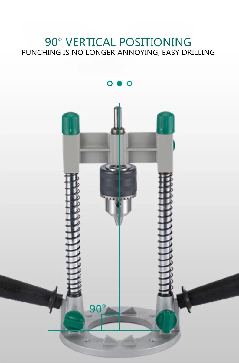 220v New 90 Angle Adjustable Drill Guide Rotary Electric Stand Attachment With C