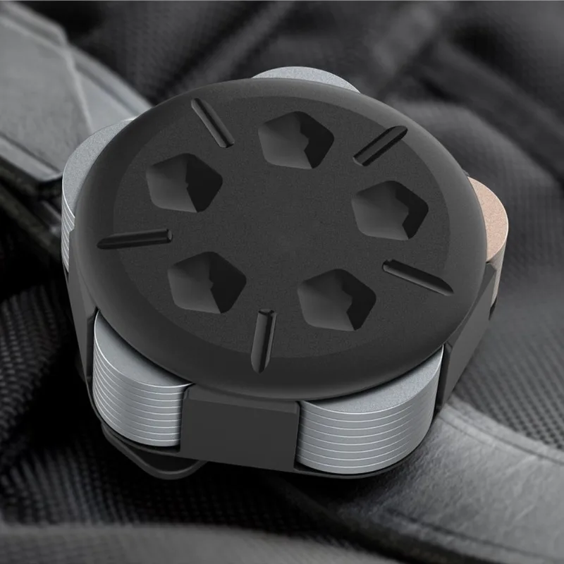 Portable Coin Storage Box Allocation Dollar Coin Organiser Plastic Belt Case Compact Change Money Holder Outdoor Travel