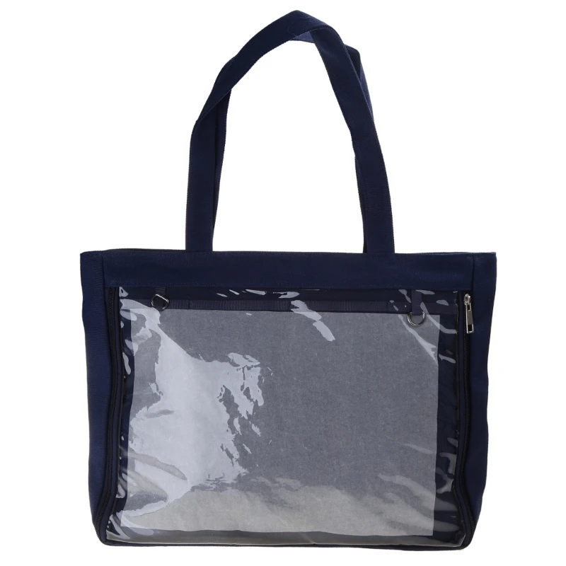 Ladies Top Handle Handbag Transparent Pain Bag Girls Ita Bag Women Underarm Bag