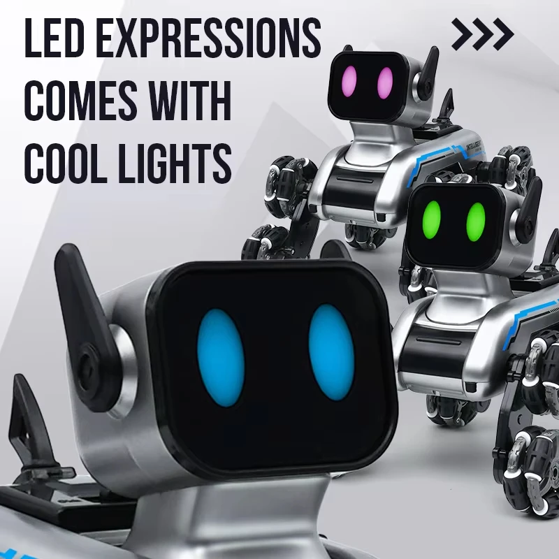 Children's Eight-wheel Stunt Mechanical Robot Dog Remote Control Swinging Arm  8-Wheel Climbing Car Toy Dog Boys Girls Gift 3