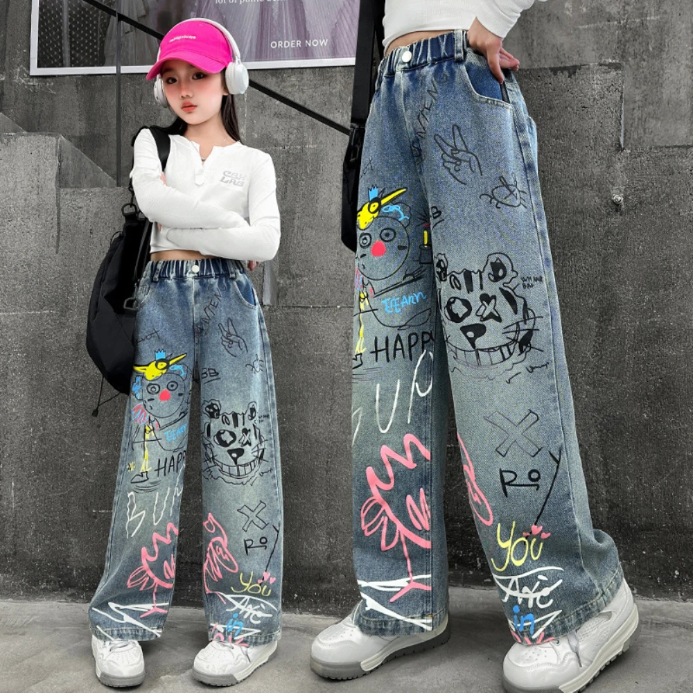 リアルツリー　Ninety Girl Logo Buggy Denim Pant Ninety Girl Logo Buggy Denim Pants – YZ
