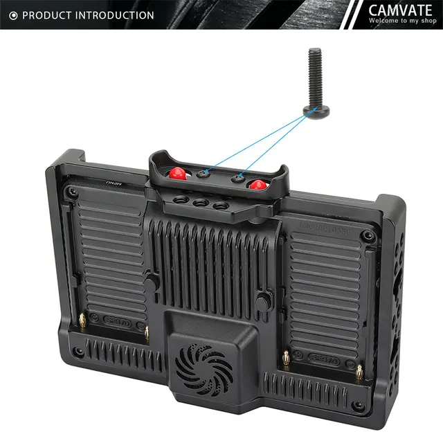 Camvate 5.5 Monitor Cage Bracket Protective Case For Feelworld Lut5 With  Top Shoe Mount &1/4-20 Threads For Handle Video Light - Photo Studio Kits  - AliExpress