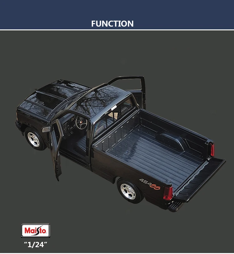 Chevrolet 454 SS 1993 Pickup 1:24 Ölçekli Model Araba