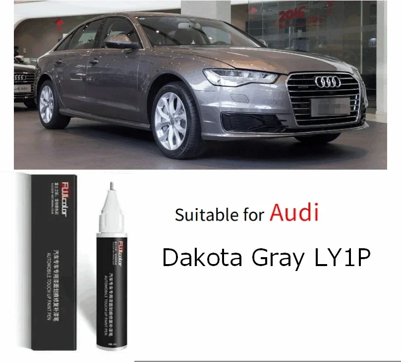 Riparazione Vernice Per Graffi Adatto Per Audi Dakota Grey Ly1P Monsoon Grey Lx7R Lx7M Lz7S Kemora Grey Scratch Repair Pen Ly7G