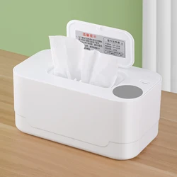 Wipe Warmer, Mute Wipe Heater, Portable Baby Wet Wipe Dispenser with Digital Display for Travel, Household