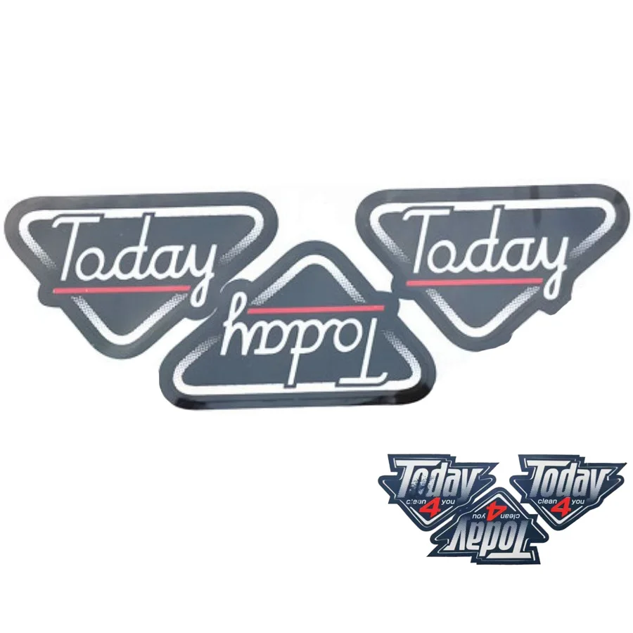 1 Set Motorcycle Body Fairing Decals Stickers Moped Scooter Reflective Emblem Badge With LOGO For Honda DIO Today All Models