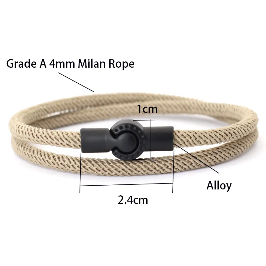 Handmade Lucky Rope Bracelet For Men Milan Thread Nautical