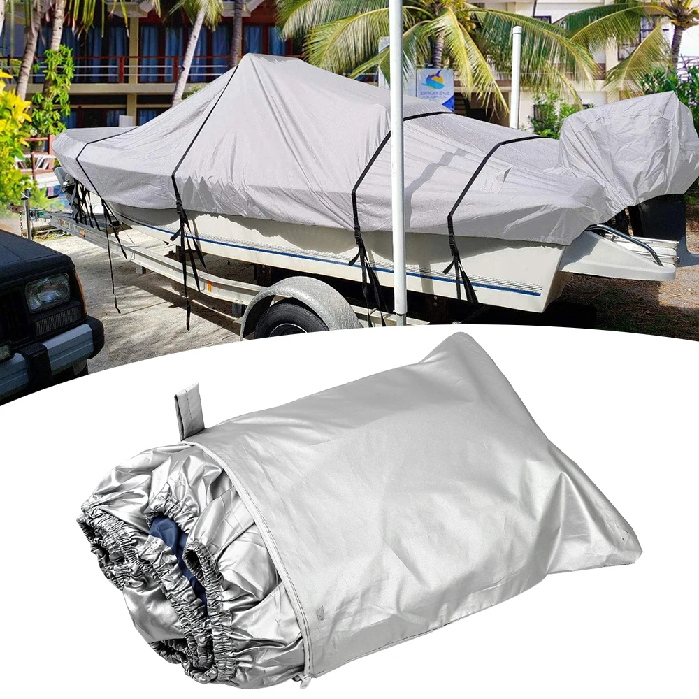 Boat Cover Fishing Boat Cover Boat Cover Yacht Outdoor Protection Waterproof 300D Oxford Fabric