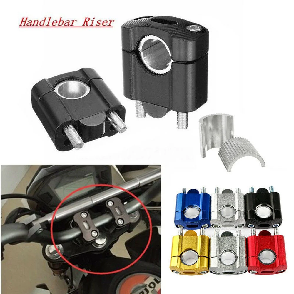 Supporti Universali Per Manubrio Moto - 2 Pezzi, Filettatura 10mm, Diametro 22mm, Nero - Foto 9