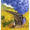 Adult Jigsaw Puzzle 1000PCS Vincent Van Gogh 70*50cm Train Sunflowers Oil Painting Stress Relief Entertainment Kids Toys Paper 2