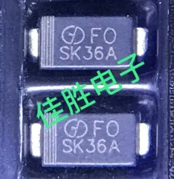 

Original Zhuangtai-produced 3A60V Schottky DO214AC silk screen SK36A spot can be directly purchased for 0.15 yuan only