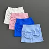 HISTELLO Seamless Shorts 4.5” Women High Elasticity Yoga Workout Shorts Breathable 4-Way Stretch for Fitness Gym Running 3