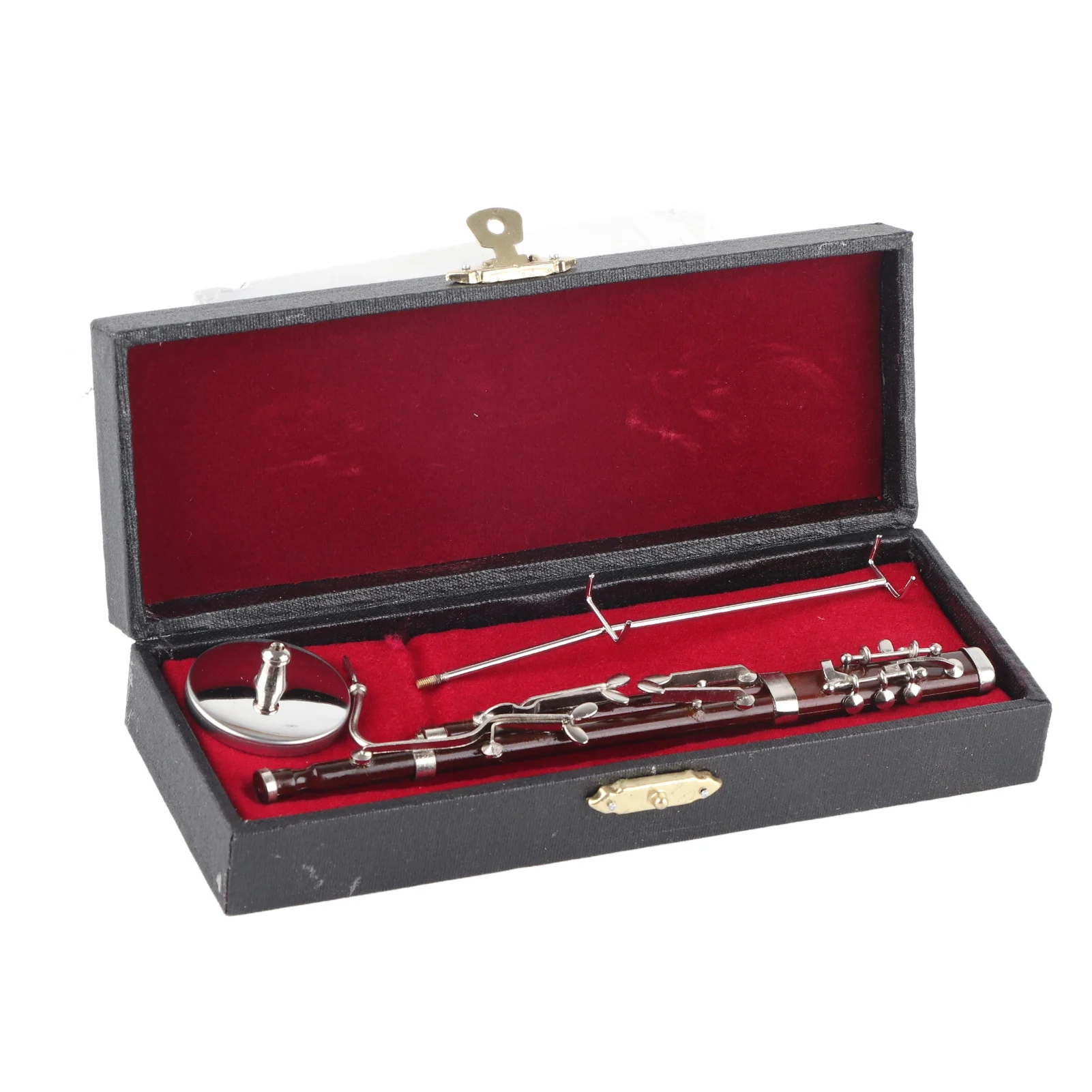 Basso Elettrico Rosso Miniatura, Modello in Scala Ridotta, Replica di Strumento Musicale per Decorazione, Ornamento da Collezione per Appassionati di Musica