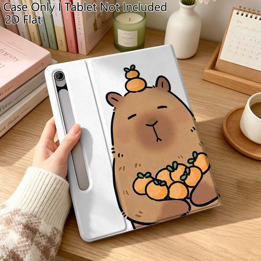 Capybara Art Cartoon Design Soft Flexible Tablet Case Gift