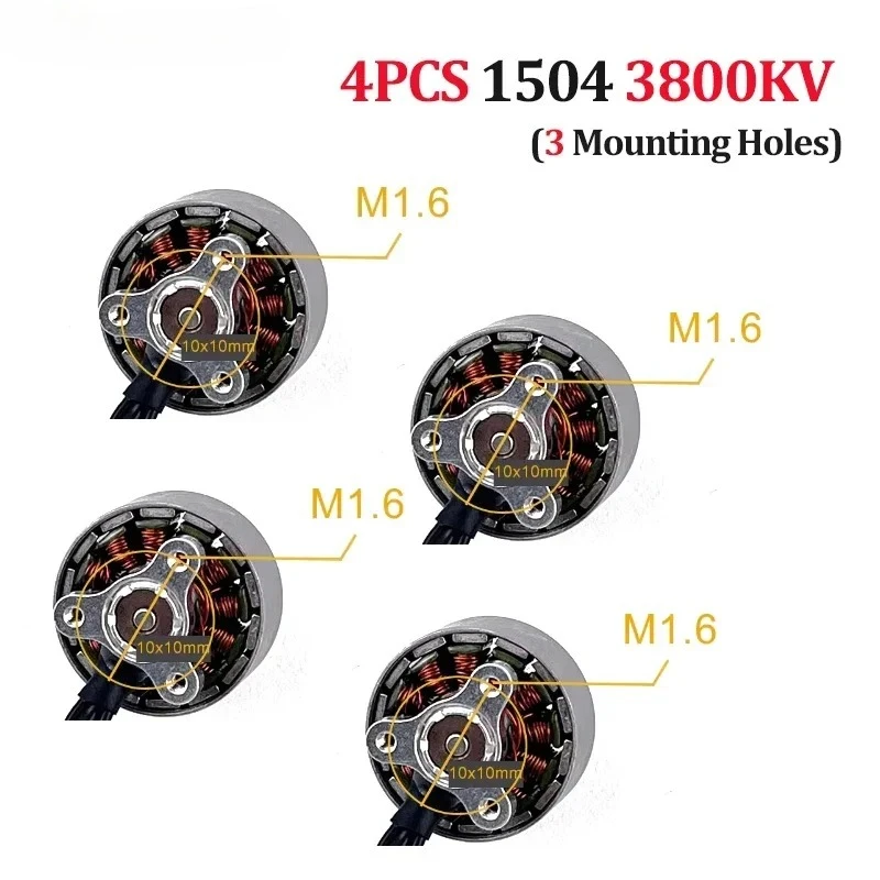 DarwinFPV 1504 2300KV 3600KV 3800KV 블러시리스 모터 RC 드론 FPV 레이싱 멀티로터 부품 액세서리