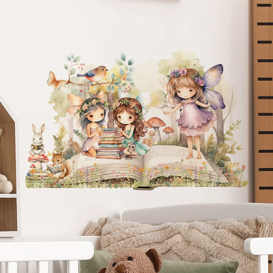 Fairy Reading Wall Sticker 5
