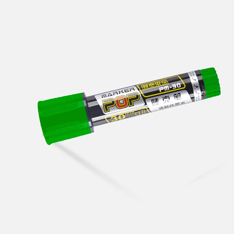 Vibrant Waterproof Refillable Marker Set - 12 Color Paint Pens