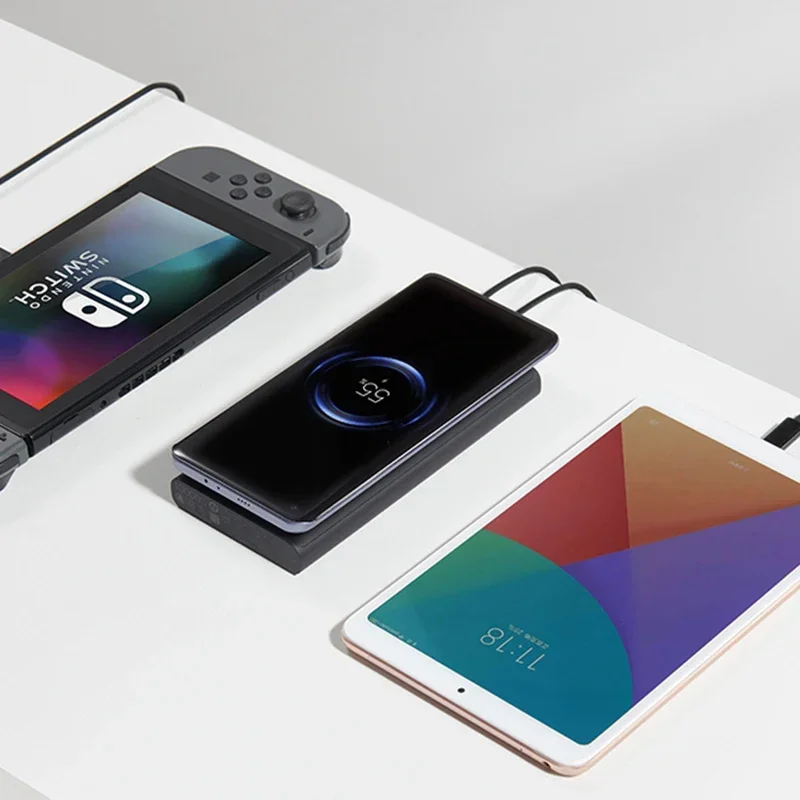 Power Bank 10000mAh WPB15PDZM USB C PD 22.5W Mi Powerbank 10W Qi Wireless Charger for iPhone13 12 Xiaomi 3