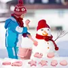 TYRY.HU 8pcs/Set Beach Toys Eco-Friendly Food-Grade Silicone-Fun Summer Outdoor Toys for Kids with Bucket & 4 Color Sand 5