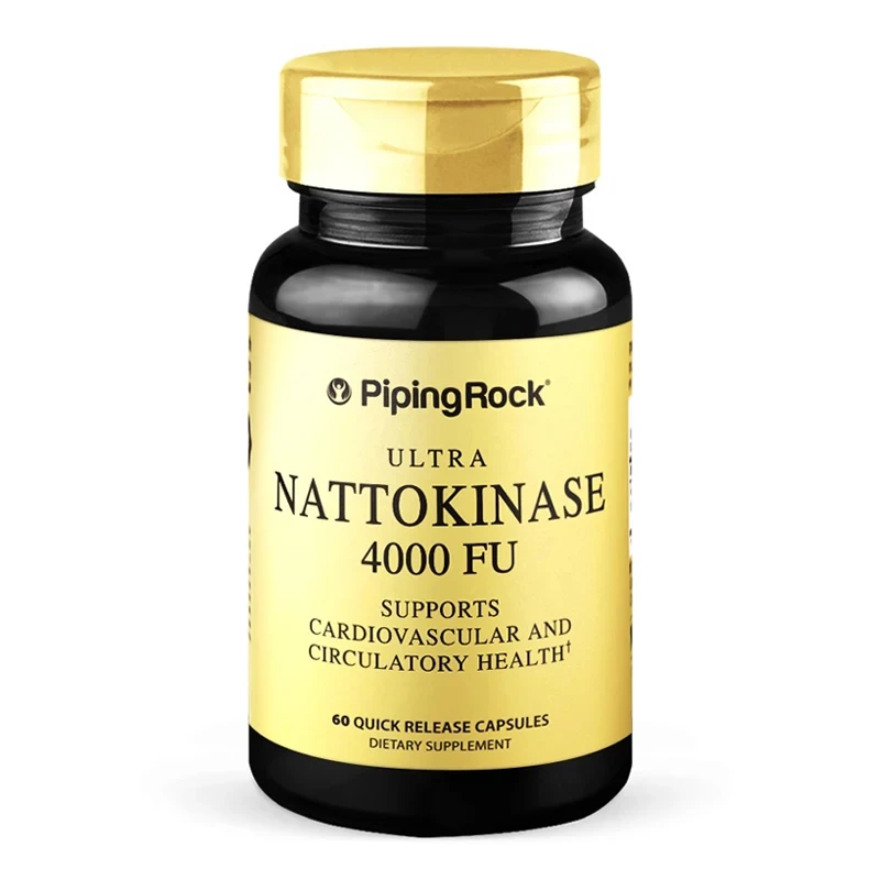 

PipingRock-Наттокиназа 400 FU, 60 капсул, здоровье
