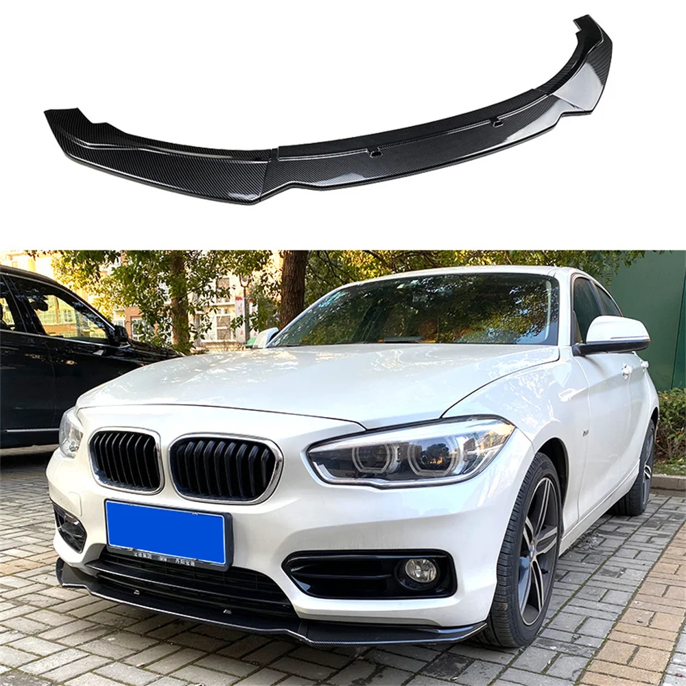 

For BMW F20 F21 116i 118i 120i Car Front Bumper Lip Body Kit Spoiler Splitter PP Bumper Canard Lip Splitter 1 Series 2011-2019