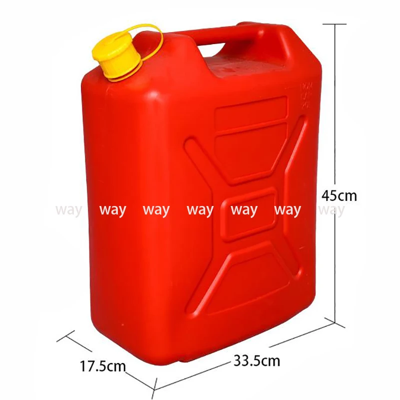 Jerry Can Gas Fuel Oil Tank 20L Plastic Petrol Car Gokart Spare Container Gasoline Petrol Tanks Canister ATV Motorcycle petrol can