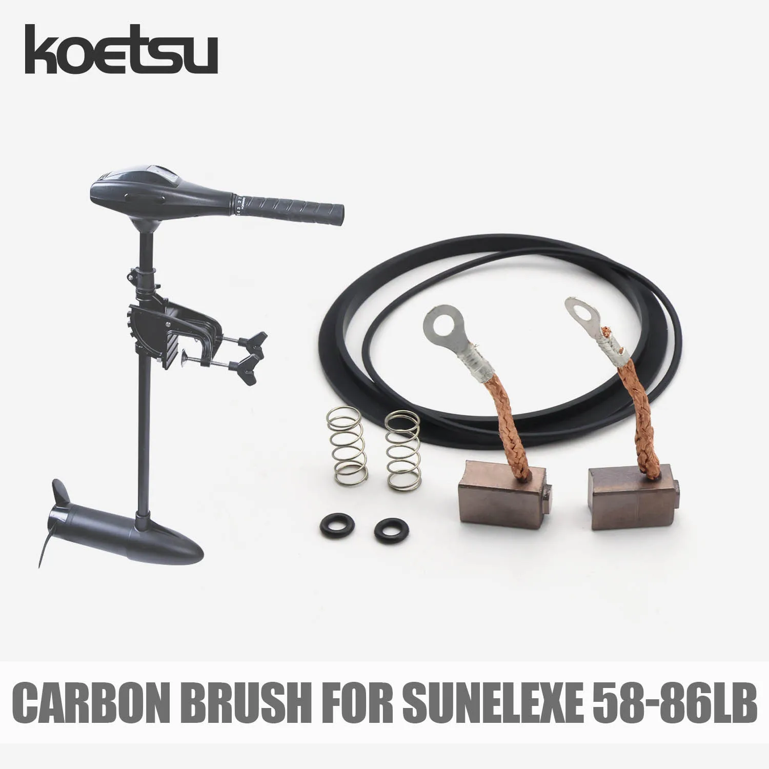 KOETSU Kohlebürstenset – für Sunelexe Elektro-Außenbordantriebsmotor (24–48 58–86 LB)