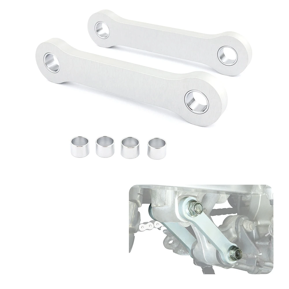 thumbnail image 2 of Motorcycle Lowering Links For Suzuki V-STROM DL650 & DL1000 - Adjustable Stainless Steel Drop Links (2002-2024 Models) 2 of 14