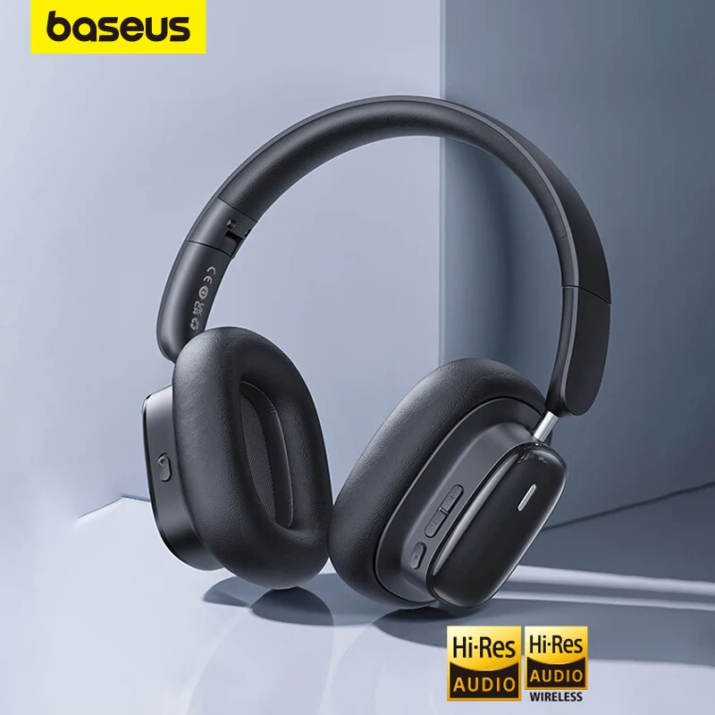  Baseus Bowie H1i Wireless Headphone Bluetooth 5.3 38db ANC Noise Cancellation Hi-Res 3D Spatial Audio Over the Ear Headsets 100H 