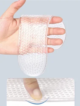 Non Slip Silicone Insoles for Shoes Orthotic Arch Support Insole Soft Shoe Inserts Sport Anti-slip Template Man Women Shoe Sole