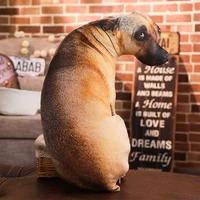 Animal Print Bendable Dog Pillow, Bendable Cushion, Gift for Dog Lovers 1