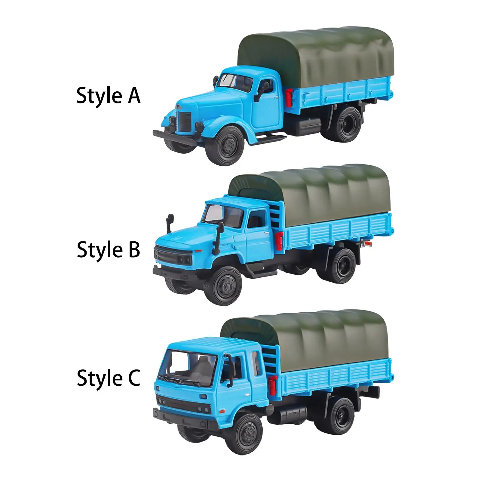 

1/64 Transport Vehicle Road Diecast Metal Alloy Truck for Kids Adults Decor