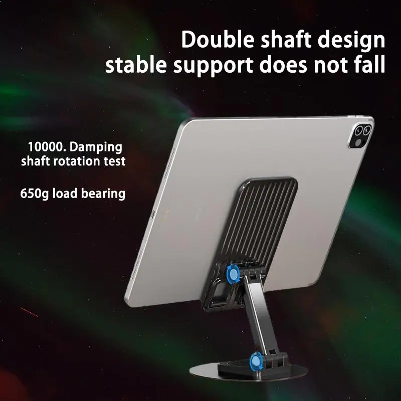 

Revolutionize Your Live Streaming with the Ultimate 360 Degree Rotating Aluminum Alloy Mobile Desktop Stand - The Perfect Porta