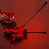 40CM Feather Paddles,,Pu Leather Whip Spanking Flogger Role Play Horse Riding for Horse Training Crop Equestrian bat 5