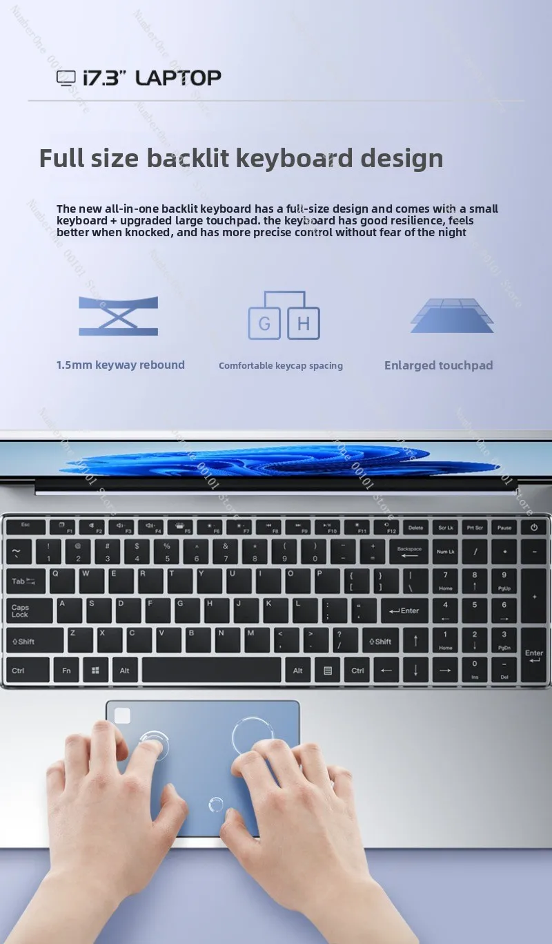 12-15.6 inch Slim Lightweight Laptop, Portable Design for Students, Professionals & Gamers, High-Performance for Work & Play