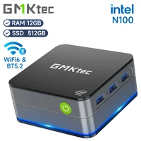 GMKtec G2 Mini PC Windows 11 Pro Intel 12th Gen Alder Lake N100 Mini PC DDR5 12GB RAM 512GB ROM WiFi 6 BT5.2 Desktop Computer 1