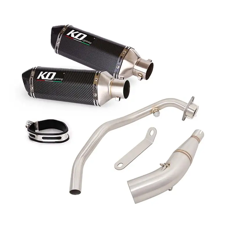 51MM Exhaust System For Honda CB150R 2017-2022 Motorcycle Escape Muffler Pipe Front Link Pipe Slip On With DB Killer