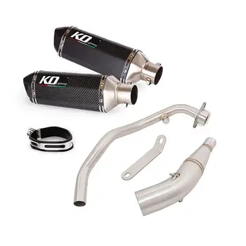 51MM Exhaust System For Honda CB150R 2017-2022 Motorcycle Escape Muffler Pipe Front Link Pipe Slip On With DB Killer